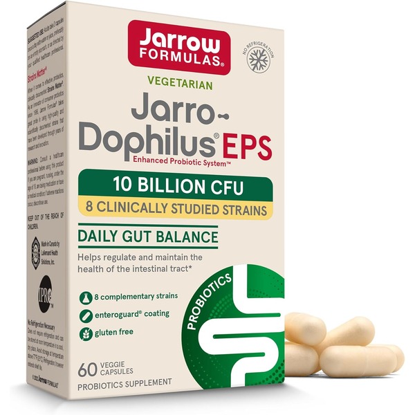 Jarrow Formulas Jarro Dophilus Probiotics 10 Billion CFU 60 Veggie Capsules