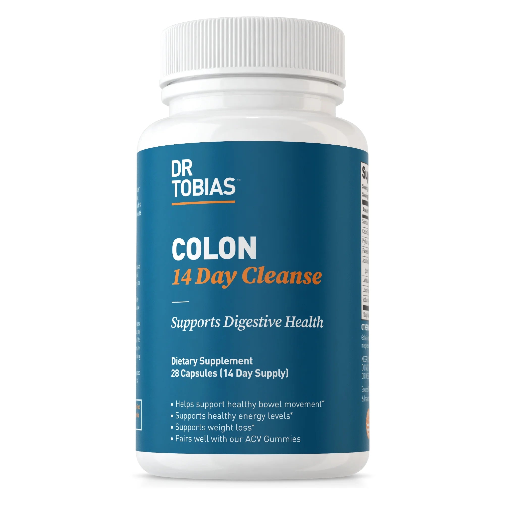 Dr. Tobias 14 Days Colon Detox Cleanse - Front View