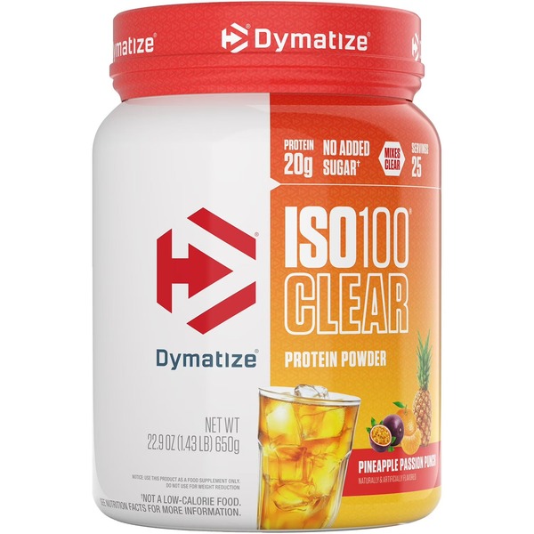 Dymatize ISO100 clear pineapple passion punch dymatize 650g