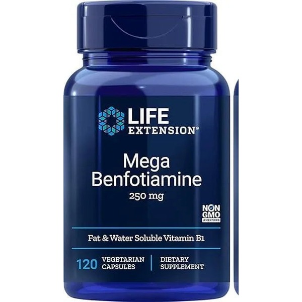 Life Extension Benfotiamine Capsule, 250 Mg