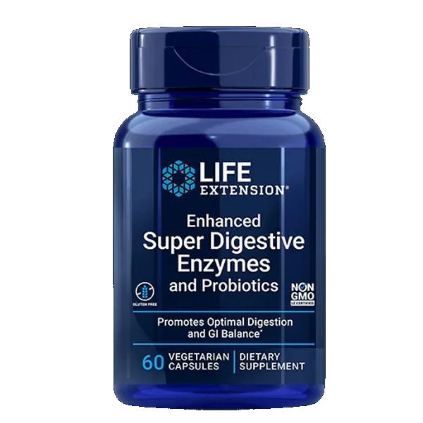 Life Extension Enhanced Super Digestive Enzymes and Probiotics
