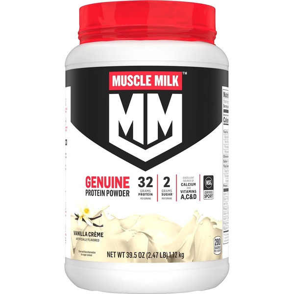 Muscle Milk Muscle Milk Genuine 32g Whey Protein Powder, Vanilla Cream 1.12kg