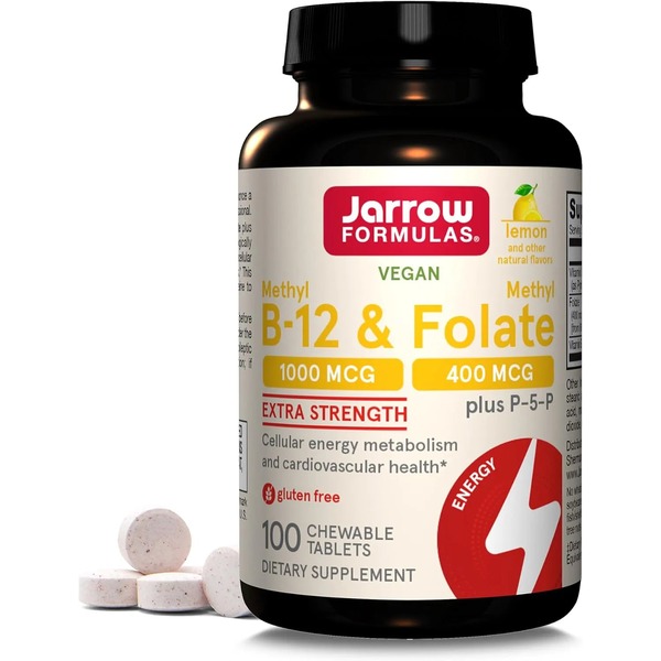 Jarrow Formulas Jarrow Methyl B-12 & Methyl Folate Lemon