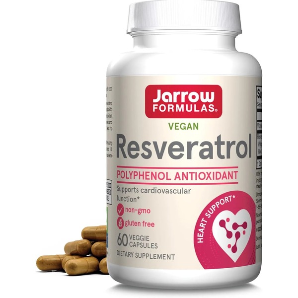 Jarrow Formulas Jarrow Resveratrol 60 Veg Capsules
