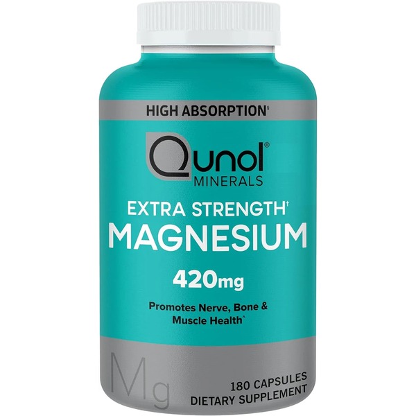 Qunol Extra Strength Magnesium Capsules 420mg