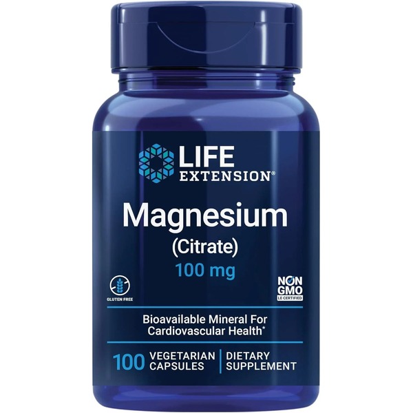 Life Extension Magnesium Citrate 100 mg 100 Count