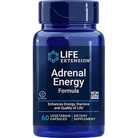 Life Extension Adrenal Energy Formula - Front View