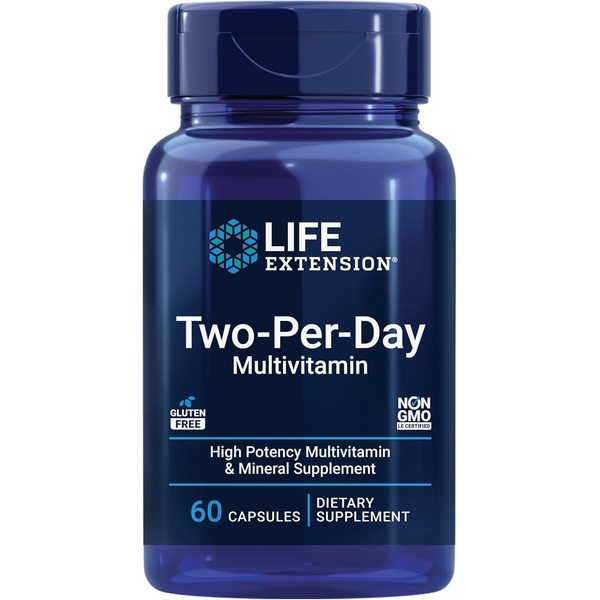Life Extension Two-Per-Day Capsules 60 capsules