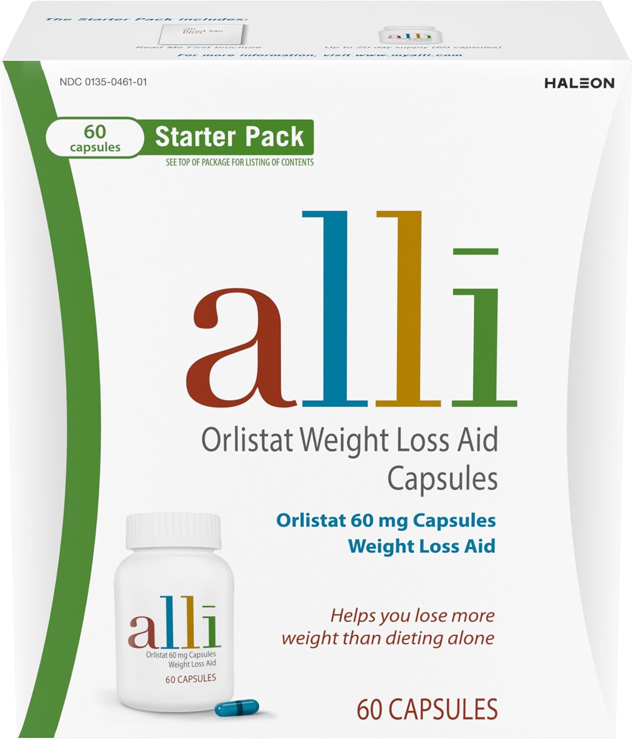 GSK alli Weight Loss Pills - Front View