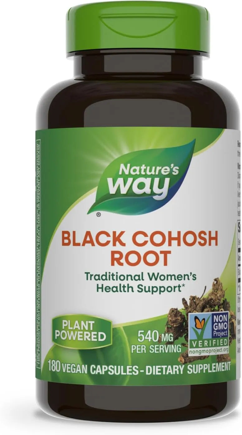 Nature's Way Black Cohosh Root for Women's Health - Front View