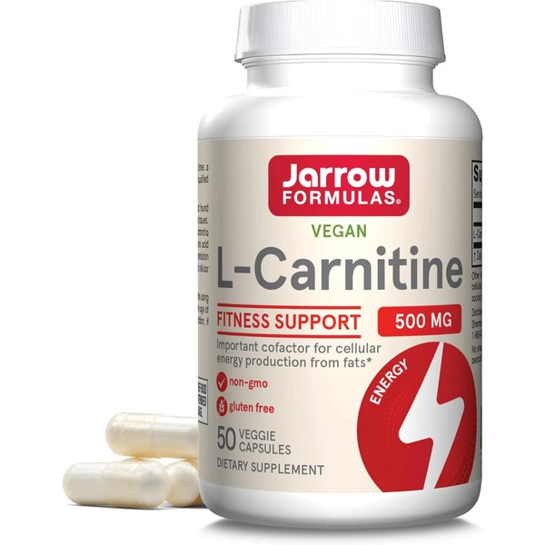 Jarrow Formulas Jarrow L-Carnitine 500 mg 50 Capsules