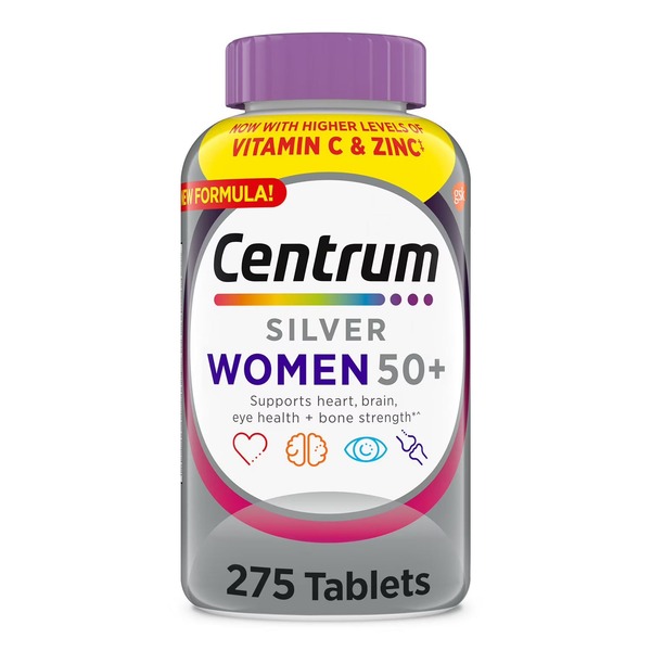 Centrum Silver Women 50+ Multivitamin, 275 Tablets