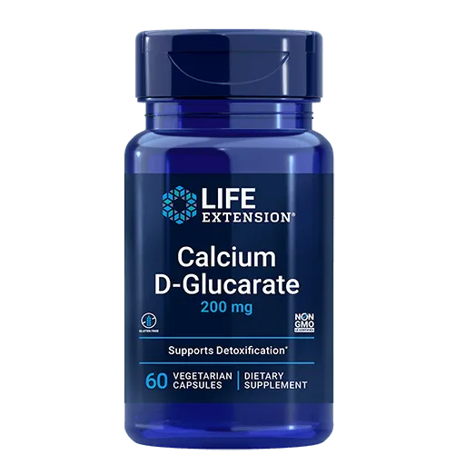 Life Extension Calcium D-Glucarate - Front View