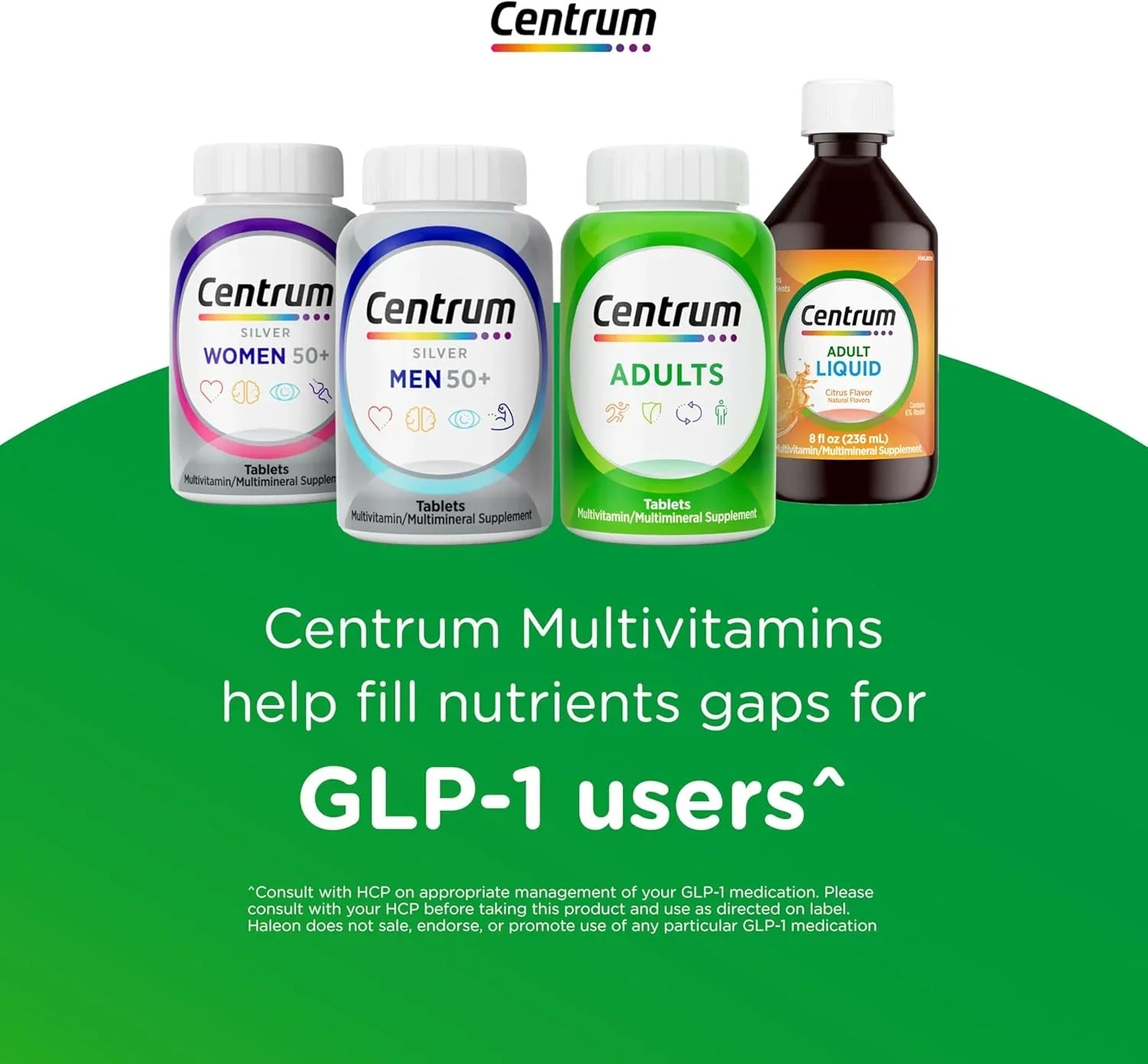 Centrum Centrum Silver Women's Multivitamin Women 50 Plus - Angle View