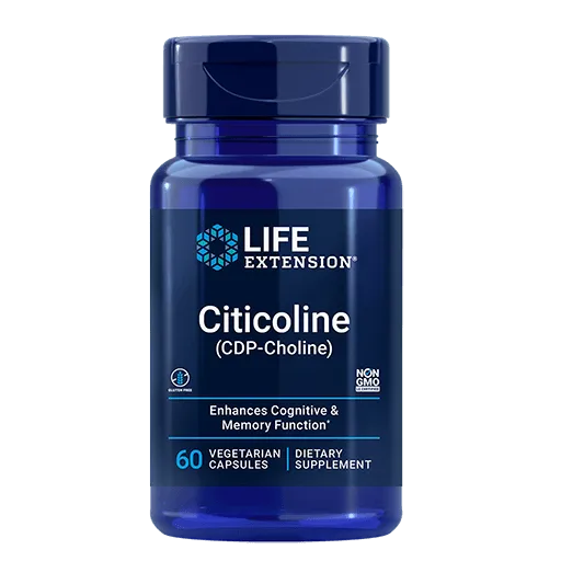 Jarrow Formulas Citicoline (CDP-Choline) - Front View