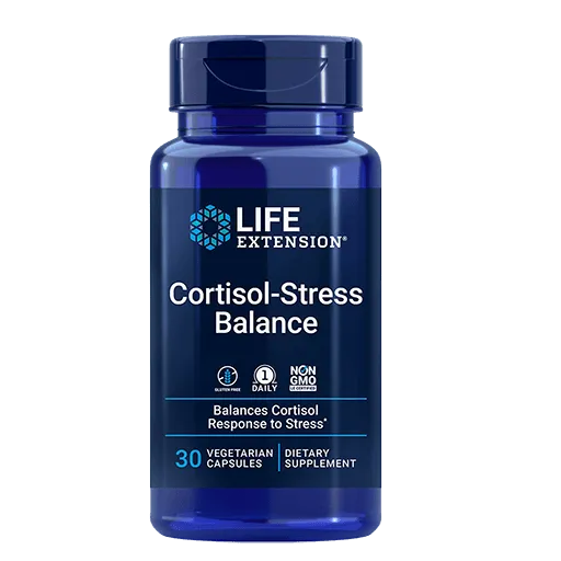 Life Extension Cortisol-Stress Balance - Front View