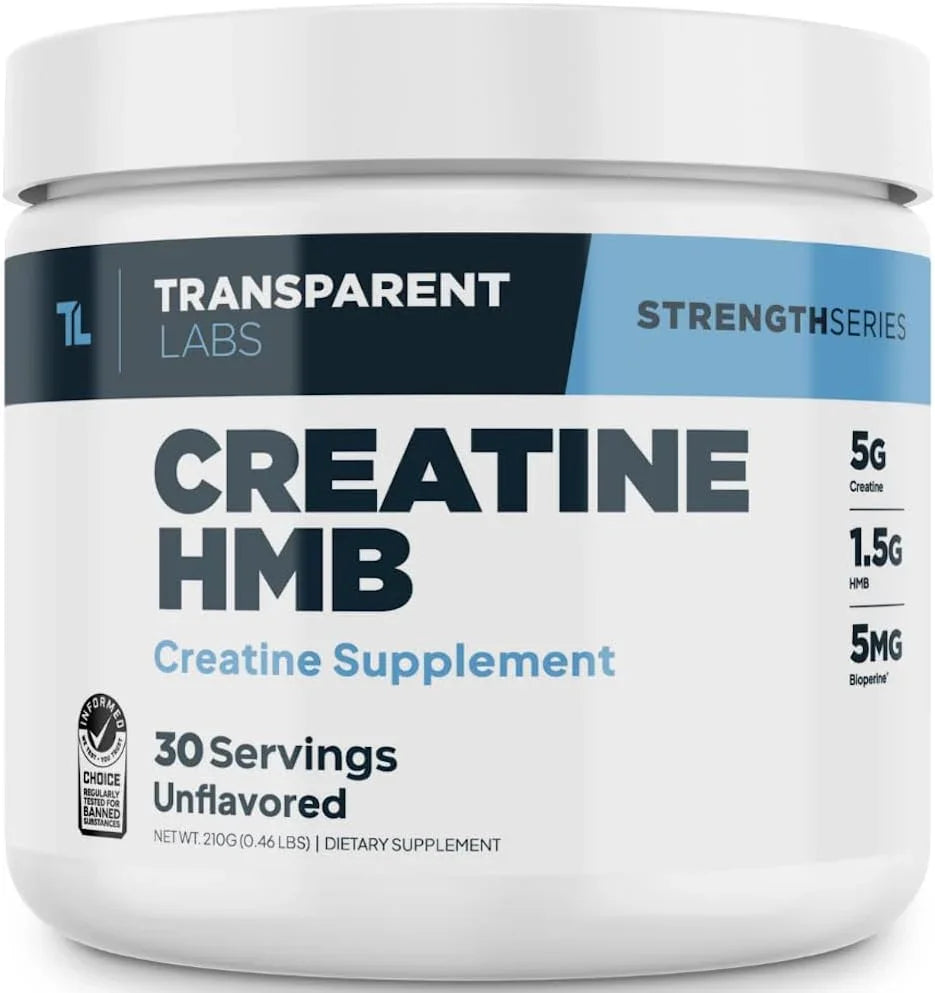 Transparent Labs Creatine HMB - Creatine Monohydrate (Unflavored) - Front View