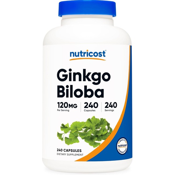Nutricost Ginkgo Biloba 120mg, 240 Capsules