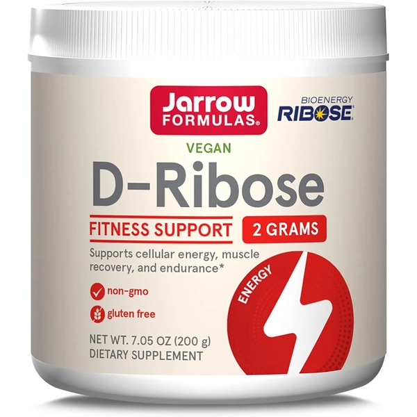 Jarrow Formulas Jarrow D-Ribose Powder 200g 7.05 oz