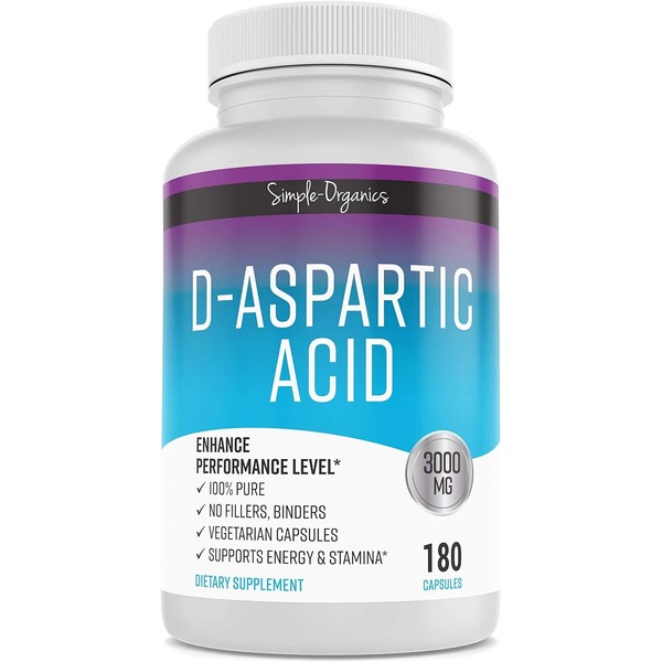 Simple Organics D-Aspartic Acid Supplement