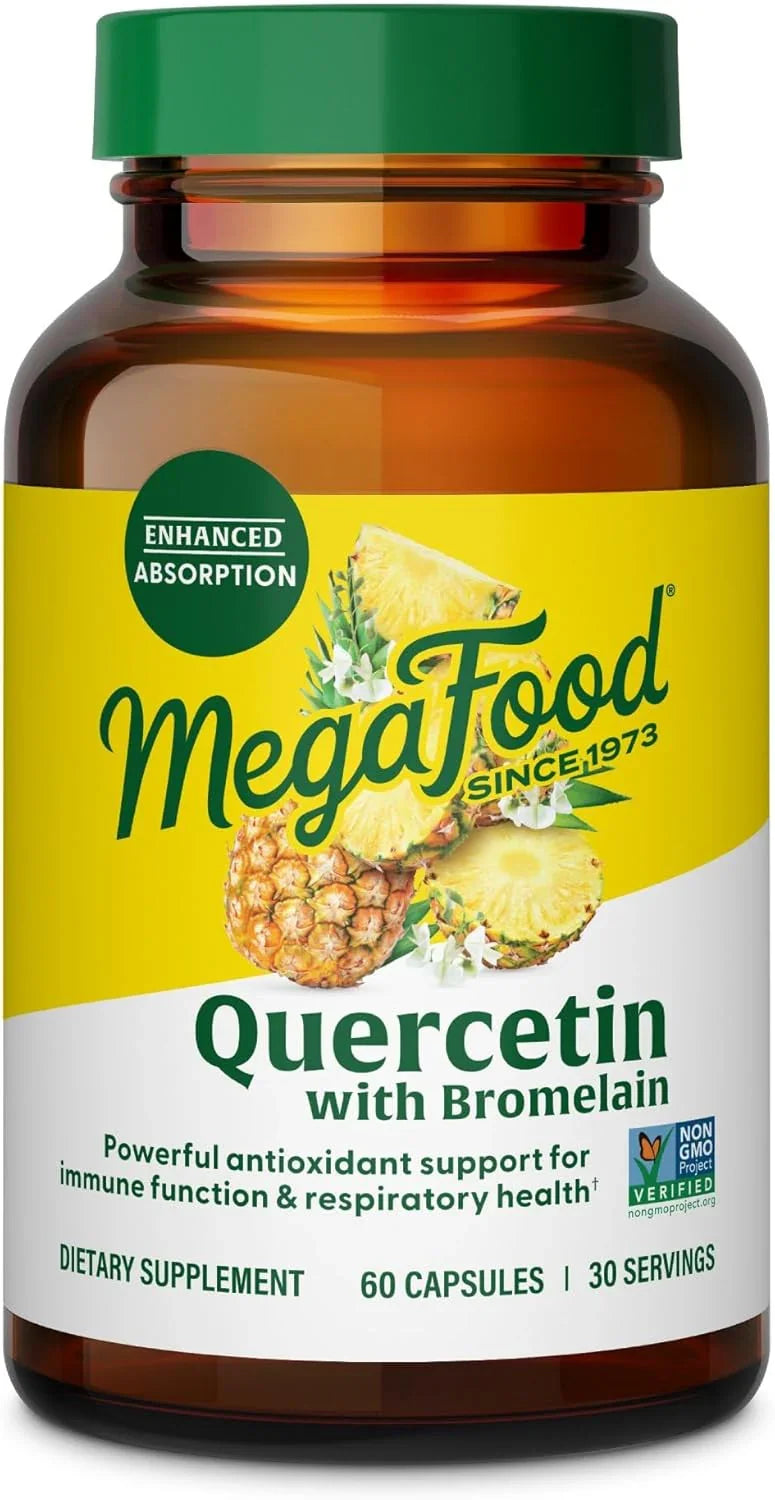 MegaFood MegaFood Quercetin with Bromelain - Front View