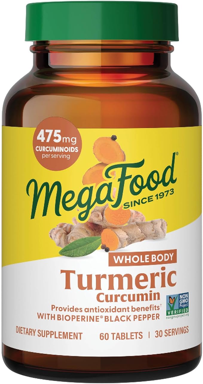 MegaFood MegaFood Turmeric Curcumin - Front View