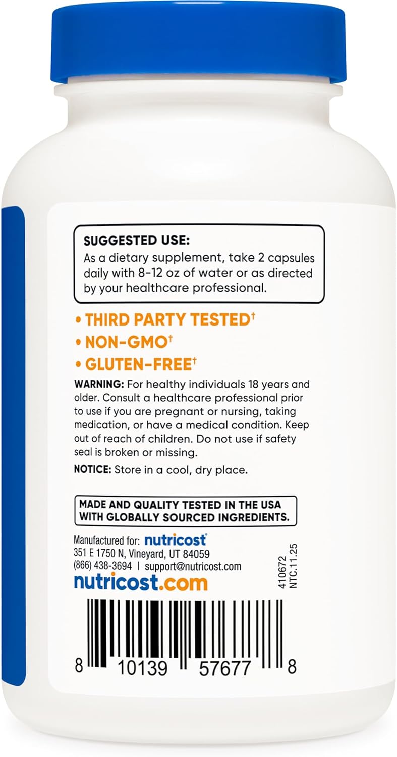 Nutricost Nutricost Diosmin with Hesperidin (1000mg) - Ingredients View