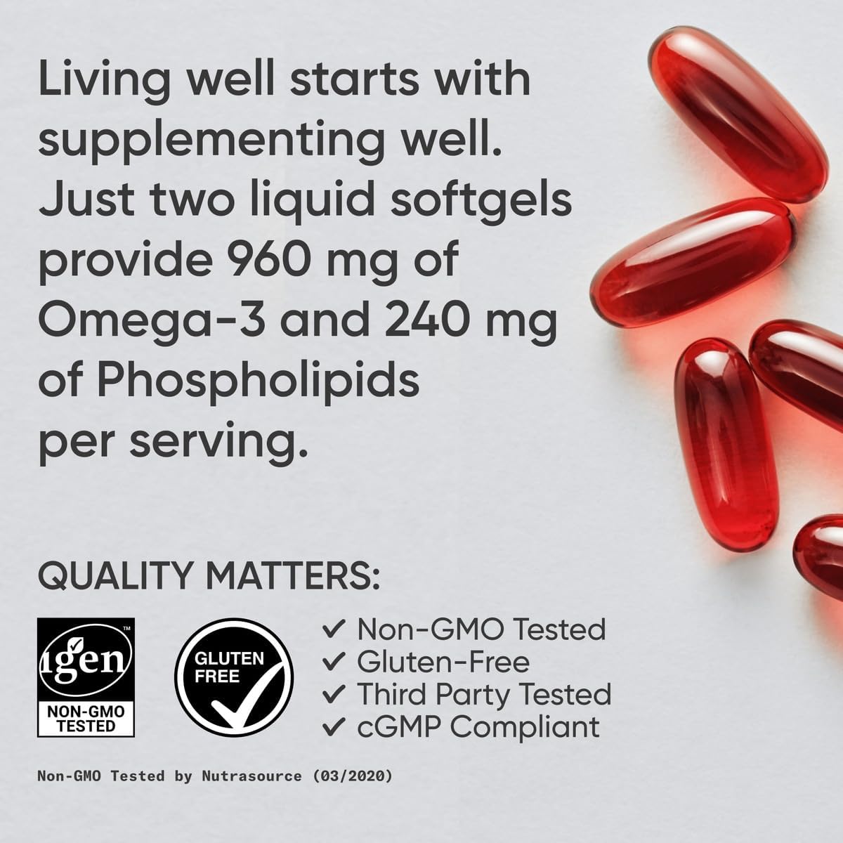 Sports Research Omega-3 Fish Oil 2200mg - Sports Research® - Ingredients View