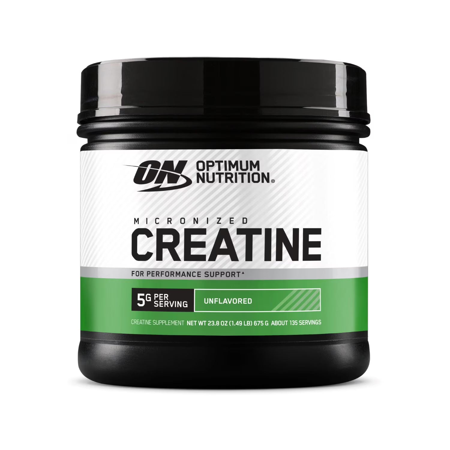Optimum Nutrition Optimum Nutrition Micronized Creatine Powder, Unflavored, 23.8 oz - Front View