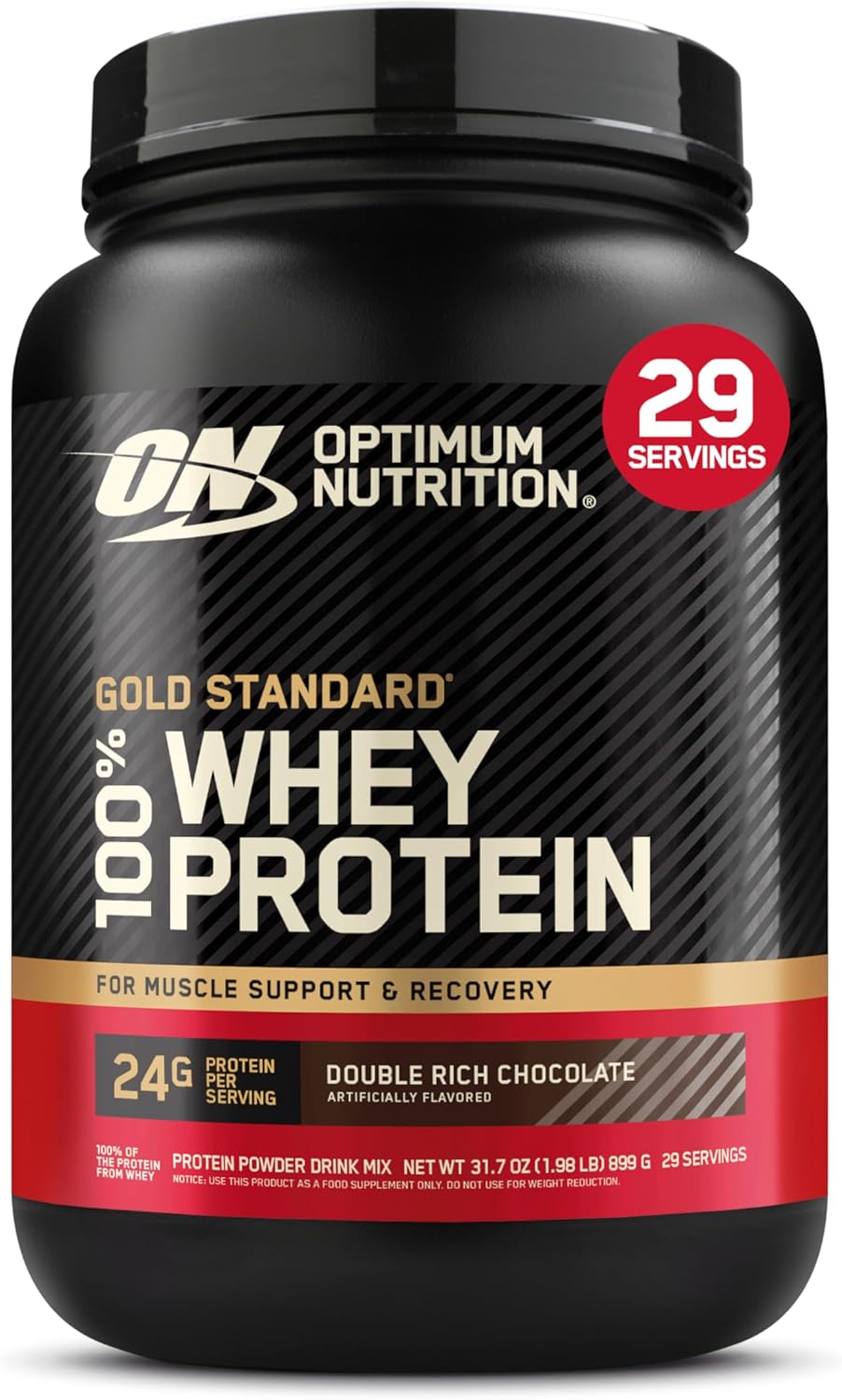 Optimum Nutrition Optimum Nutrition Whey Protein Powder - Front View