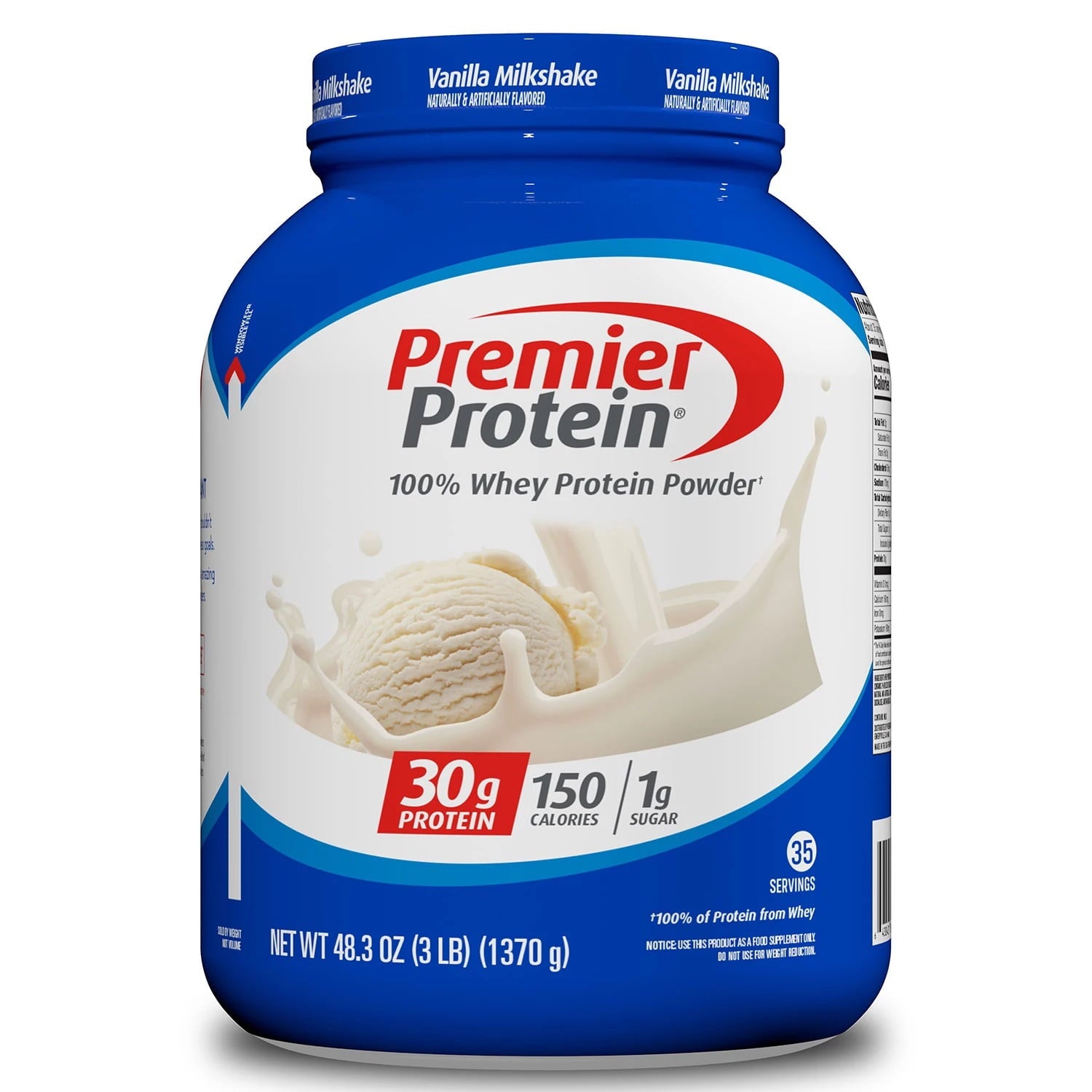 Premier Protein Premier Protein Whey Protein Powder Vanilla Milkshake - Front View