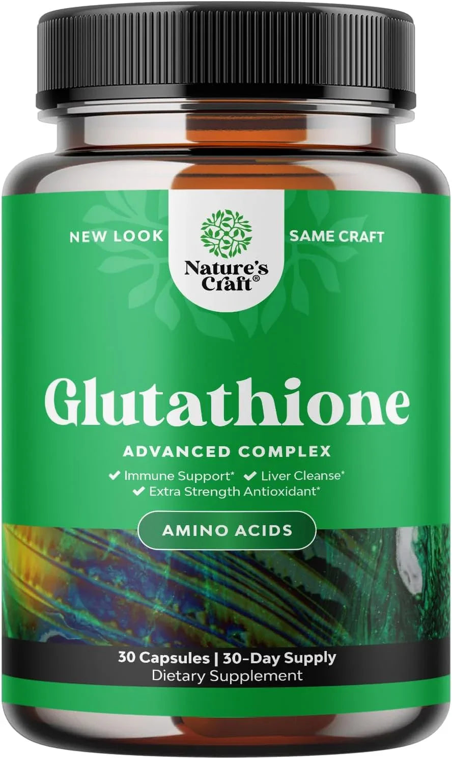 Natures Craft Reduced Glutathione 30s - Front View