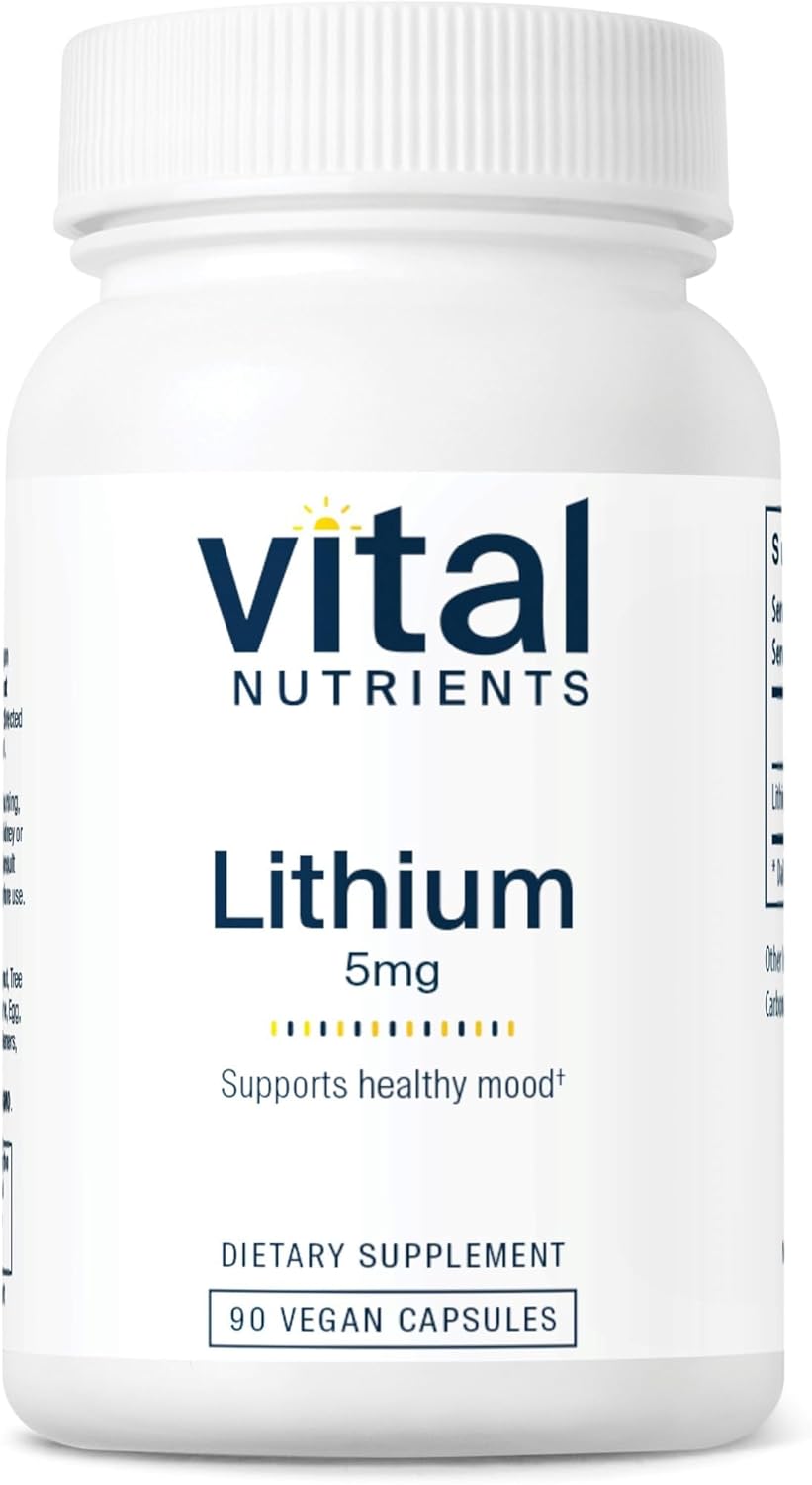 Vital Nutrients Vital Nutrients Lithium Orotate 5mg - Front View