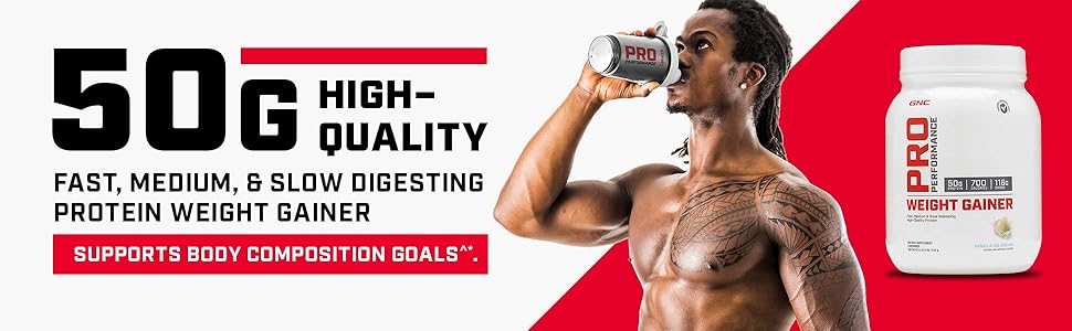 GNC Weight Gainer Pro Performance - Ingredients View